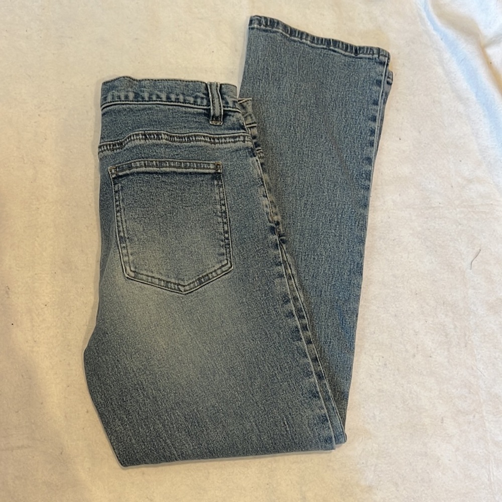 DKNY blue jeans wide bottom size 5